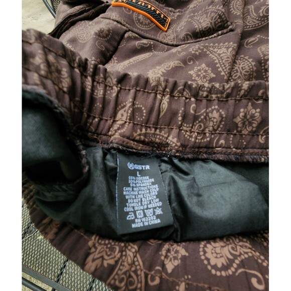 RGSTR Pants Mens Large Brown Cargo Paisley - Picture 12 of 13